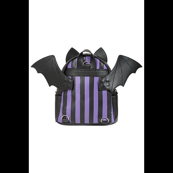 Banned Nightfall Bat backpack (black & purple)