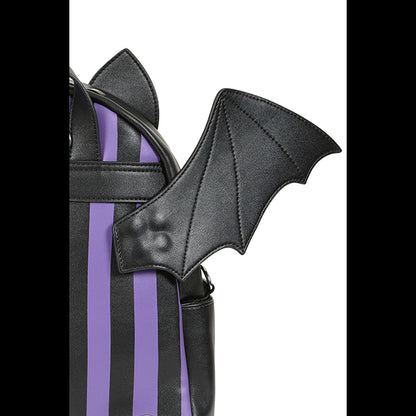Banned Nightfall Bat backpack (black & purple)