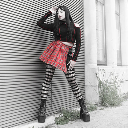 Pamela Mann Opaque Stripe fishnet tights