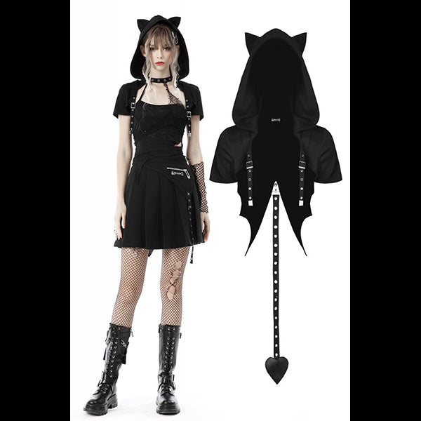 Dark In Love 'Binx' cat-tail cape