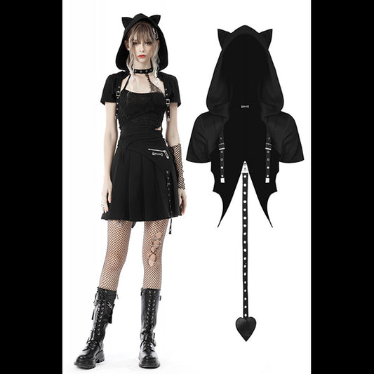 Dark In Love 'Binx' cat-tail cape