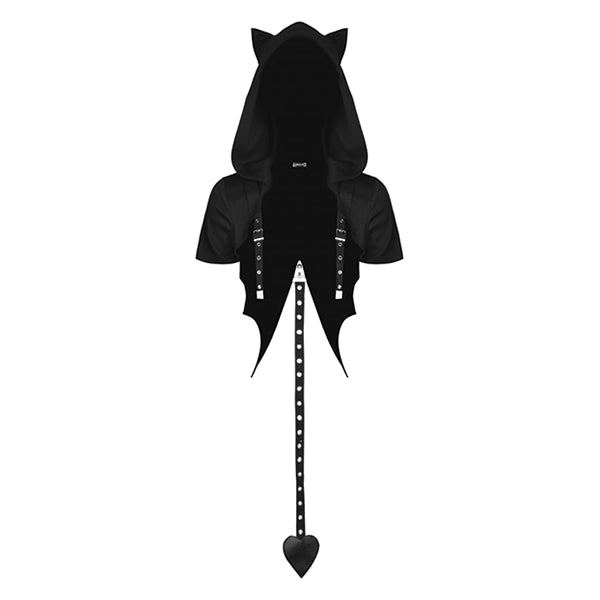Dark In Love 'Binx' cat-tail cape