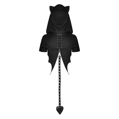 Dark In Love 'Binx' cat-tail cape