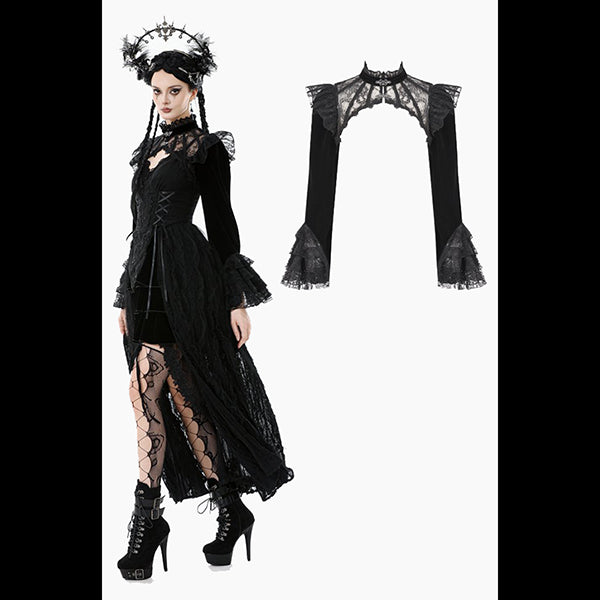 Dark In Love ' Demeter' Hollow Shoulder cape