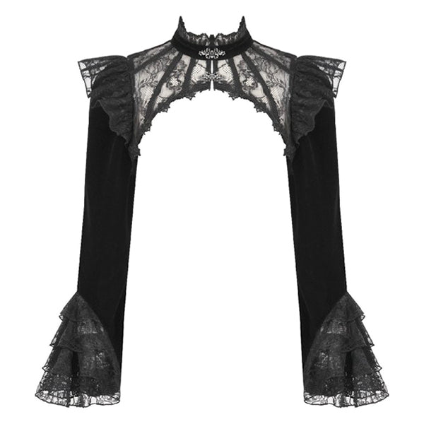 Dark In Love ' Demeter' Hollow Shoulder cape