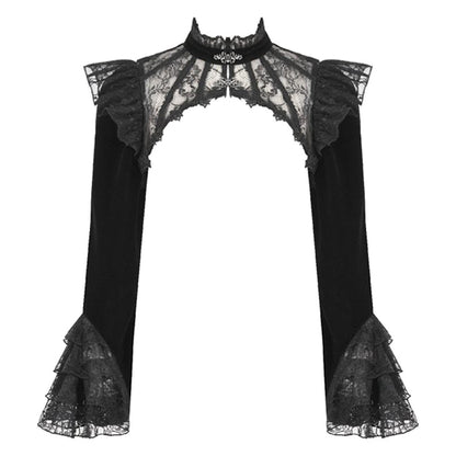 Dark In Love ' Demeter' Hollow Shoulder cape