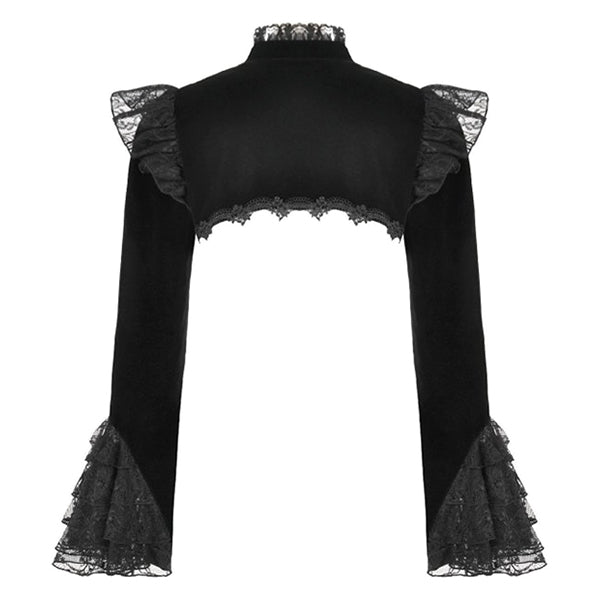 Dark In Love ' Demeter' Hollow Shoulder cape