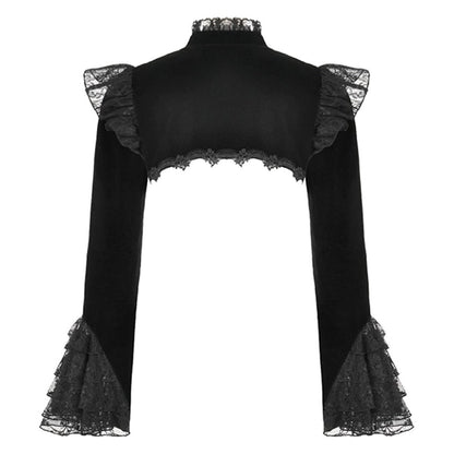 Dark In Love ' Demeter' Hollow Shoulder cape