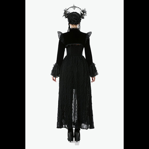 Dark In Love ' Demeter' Hollow Shoulder cape
