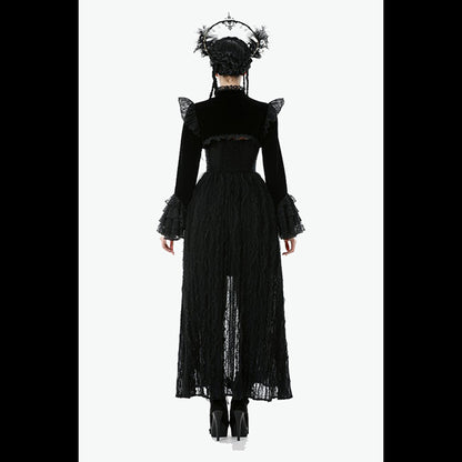 Dark In Love ' Demeter' Hollow Shoulder cape