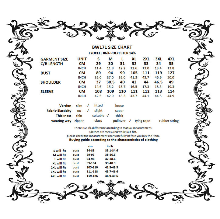 Dark In Love ' Aster' Gothic Embroidered sleeved cape