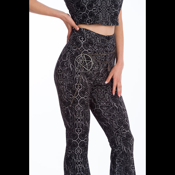 Banned Bright Belladonna pentagram chain belt