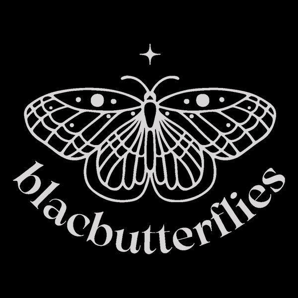 blacbutterflies Patterned Bat earrings