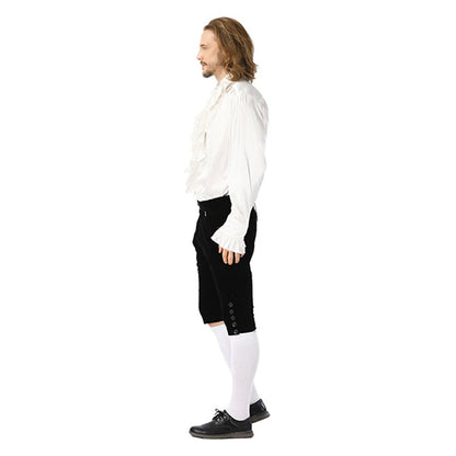 Pentagramme Fantome shirt with ruffle (white)