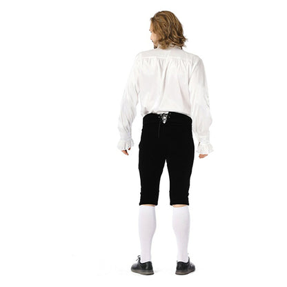 Pentagramme Fantome shirt with ruffle (white)