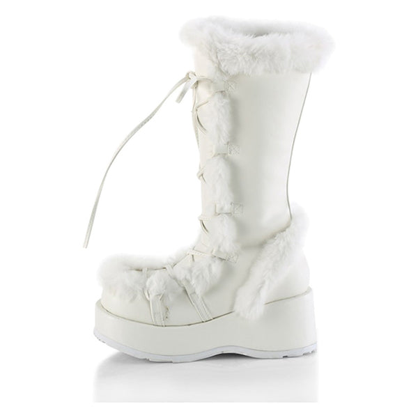 DemoniaCult CUBBY-311 platform boots (white)
