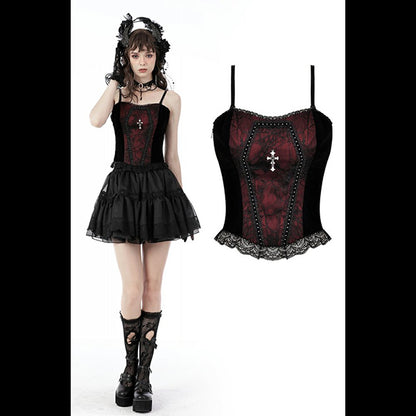 Dark In Love 'Moroi' Coffin Cross top