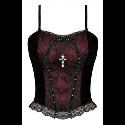 Dark In Love 'Moroi' Coffin Cross top