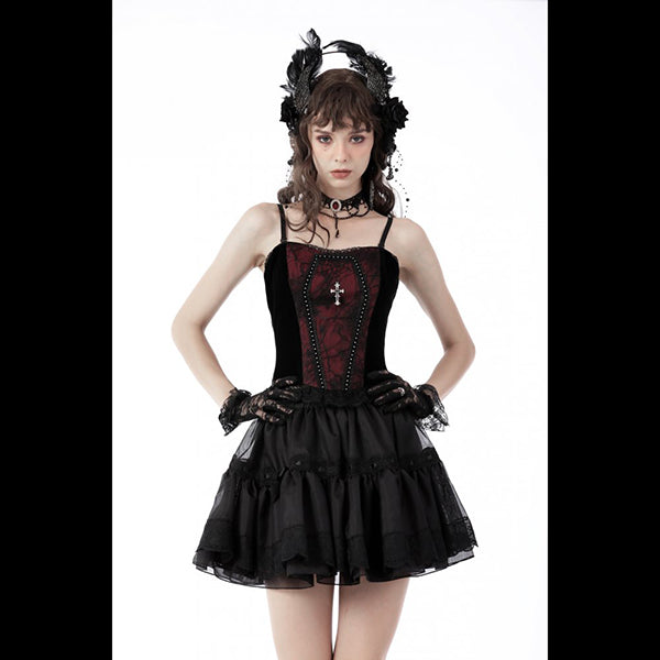 Dark In Love 'Moroi' Coffin Cross top