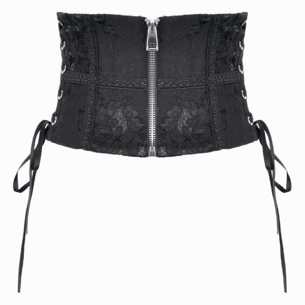 Dark In Love Gothic Lace Waist corset ' Pippin'