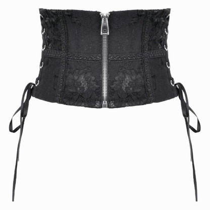 Dark In Love Gothic Lace Waist corset ' Pippin'