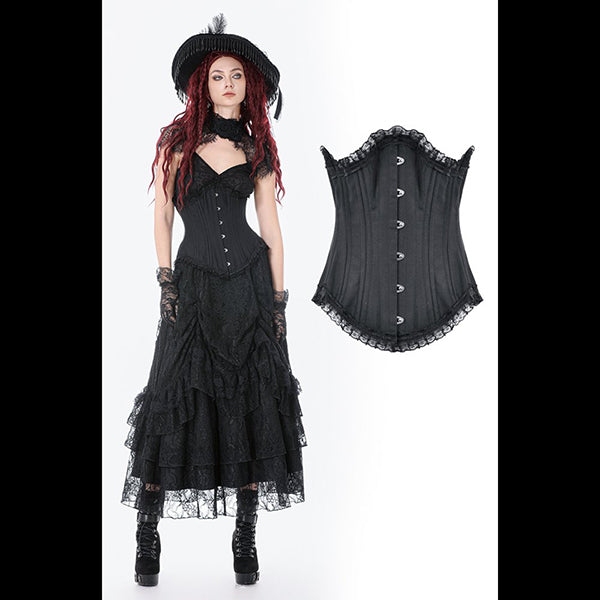 Dark In Love 'Selby' underbust corset