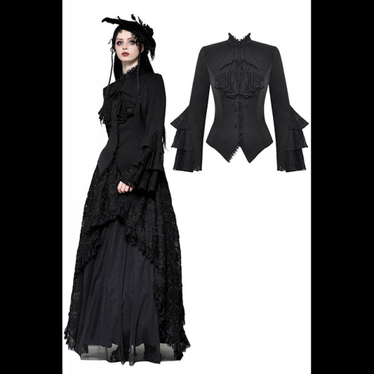 Dark In Love Odesia ruffled shirt