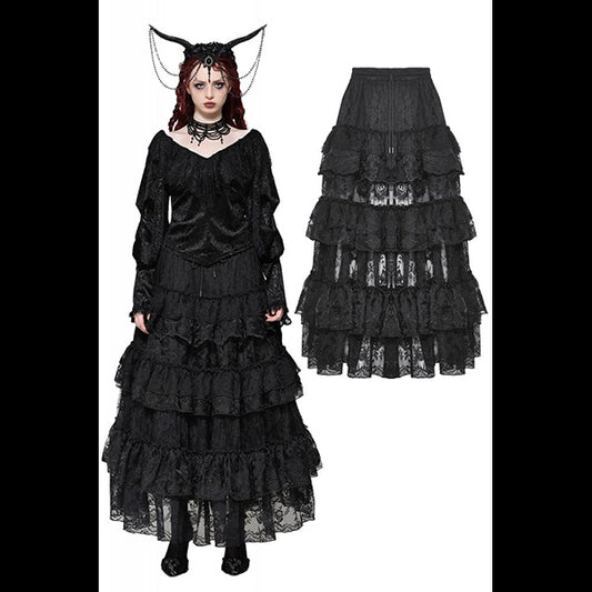Dark In Love Cressida layered cake skirt