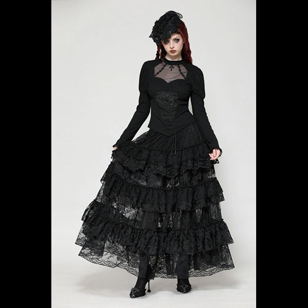 Dark In Love Cressida layered cake skirt