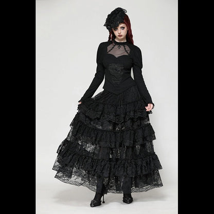 Dark In Love Cressida layered cake skirt