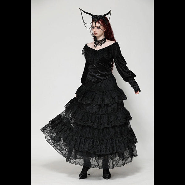 Dark In Love Cressida layered cake skirt