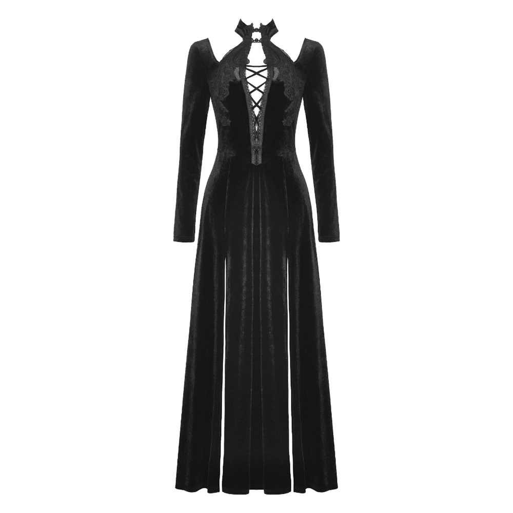 Dark In Love Juno high slit maxi dress