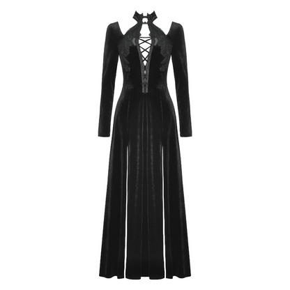 Dark In Love Juno high slit maxi dress