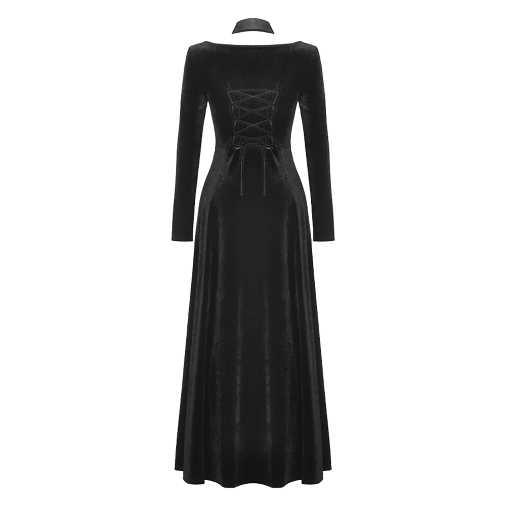 Dark In Love Juno high slit maxi dress
