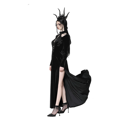 Dark In Love Juno high slit maxi dress