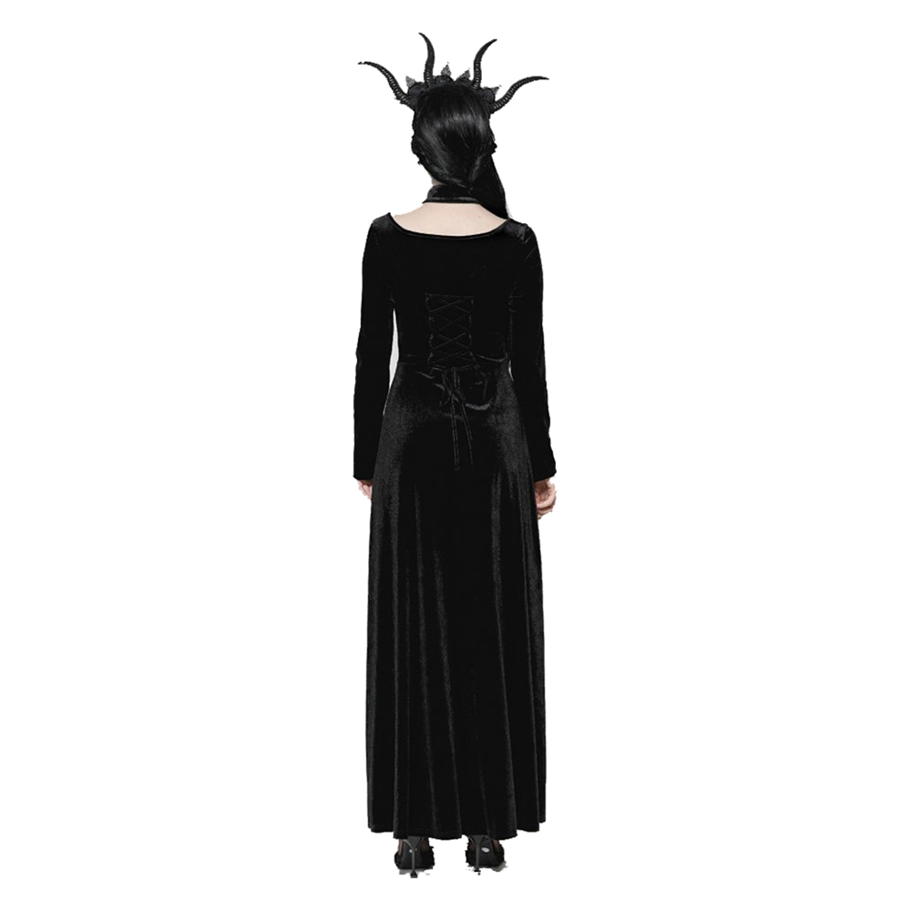 Dark In Love Juno high slit maxi dress