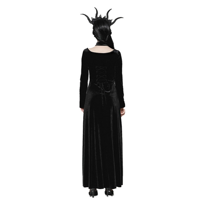Dark In Love Juno high slit maxi dress