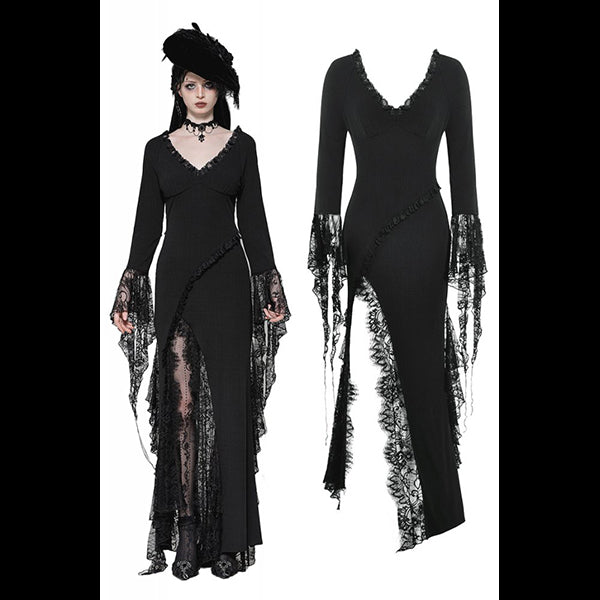 Dark In Love 'Lunete' asymmetrical maxi dress