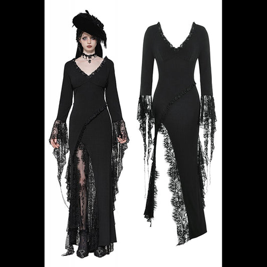 Dark In Love 'Lunete' asymmetrical maxi dress