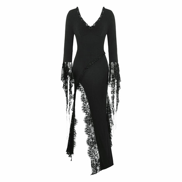 Dark In Love 'Lunete' asymmetrical maxi dress