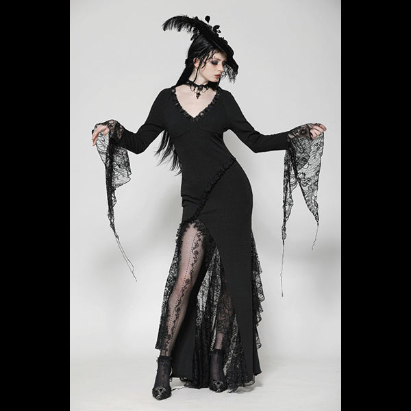 Dark In Love 'Lunete' asymmetrical maxi dress