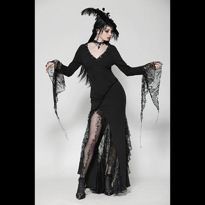 Dark In Love 'Lunete' asymmetrical maxi dress