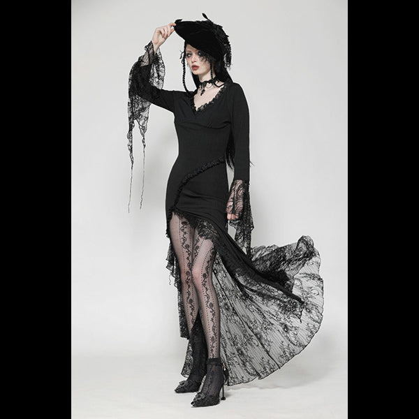 Dark In Love 'Lunete' asymmetrical maxi dress