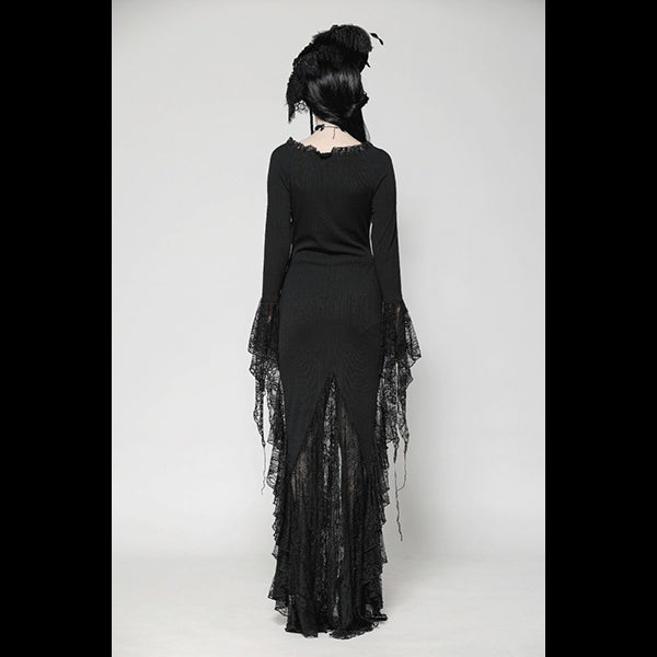 Dark In Love 'Lunete' asymmetrical maxi dress