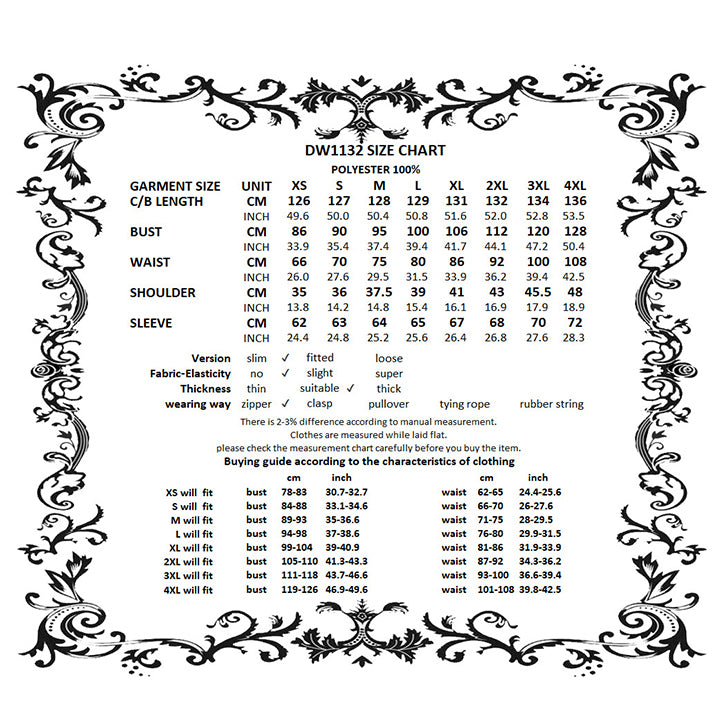 Dark In Love Gothic Royal Violet maxi dress 'Inikon'