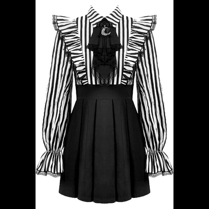 Dark In Love ' Humbug' Lolita preppy dress