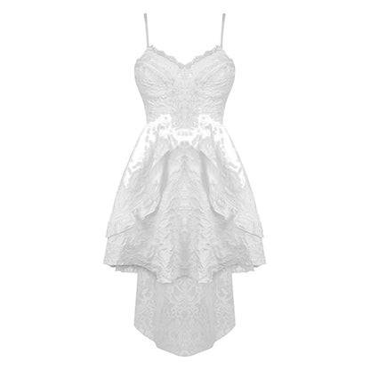 Dark In Love 'Ophelia' jacquard hi-lo dress