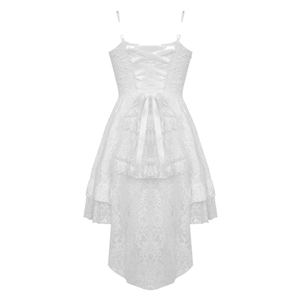 Dark In Love 'Ophelia' jacquard hi-lo dress