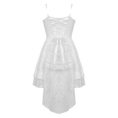 Dark In Love 'Ophelia' jacquard hi-lo dress