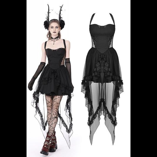 Dark In Love Gothic Doll swallowtail dress